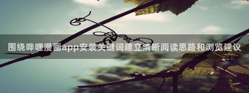 梦漫漫画软件介绍:围绕哔哩漫画app安装关键词建立清晰阅读思路和浏览建议
